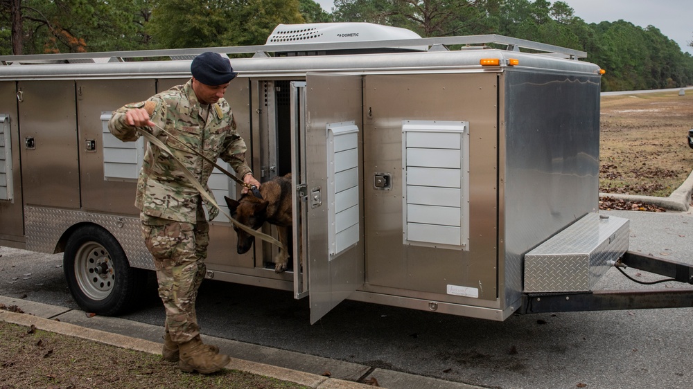 1st SOSFS MWDs sniff out explosives