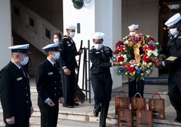 CFAY Chief Petty Officer selectees and JMSDF exchange holiday gifts