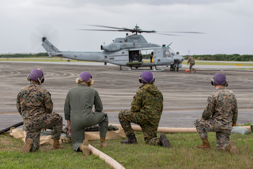 Refueling the Aircraft of 1st MAW