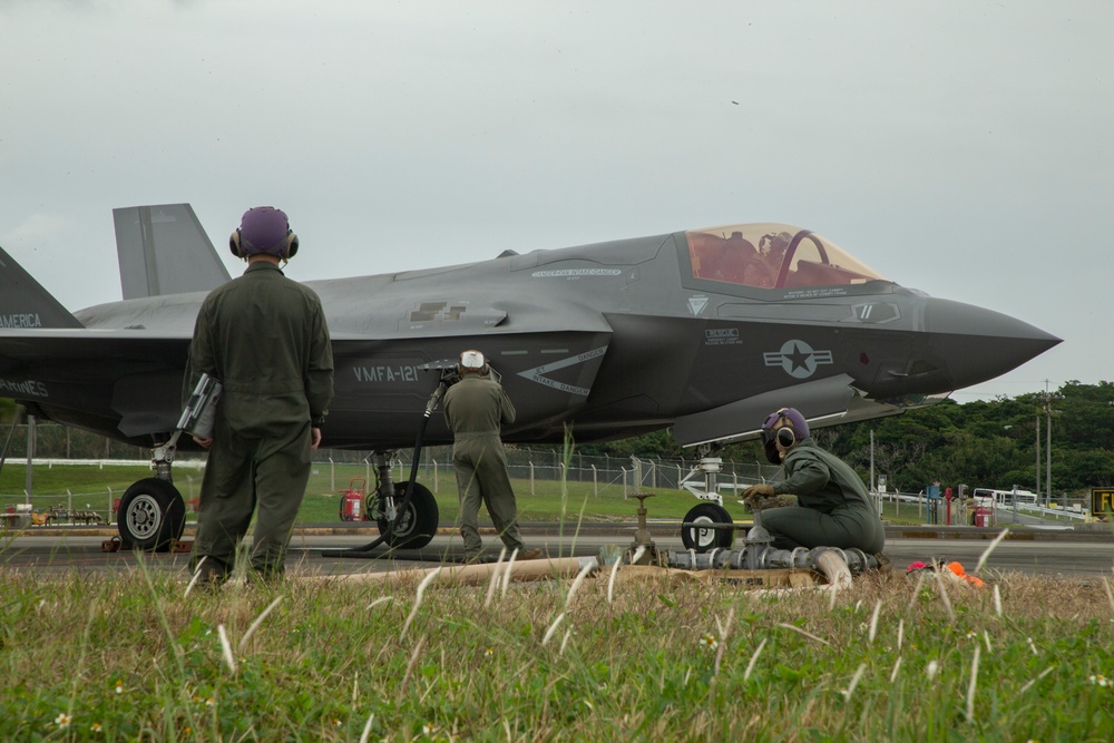 Refueling the Aircraft of 1st MAW