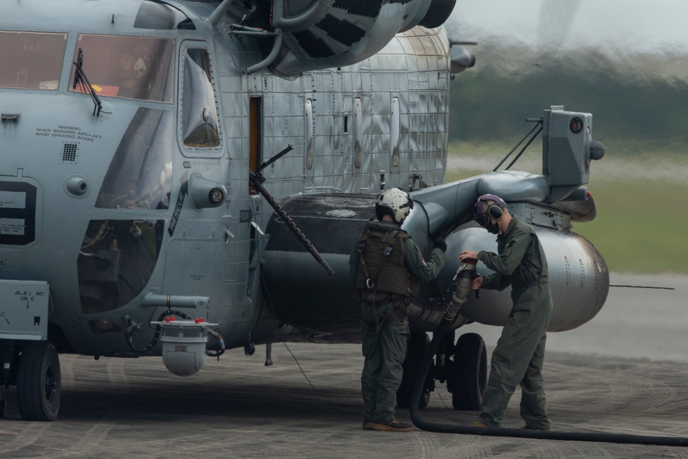 Refueling the Aircraft of 1st MAW