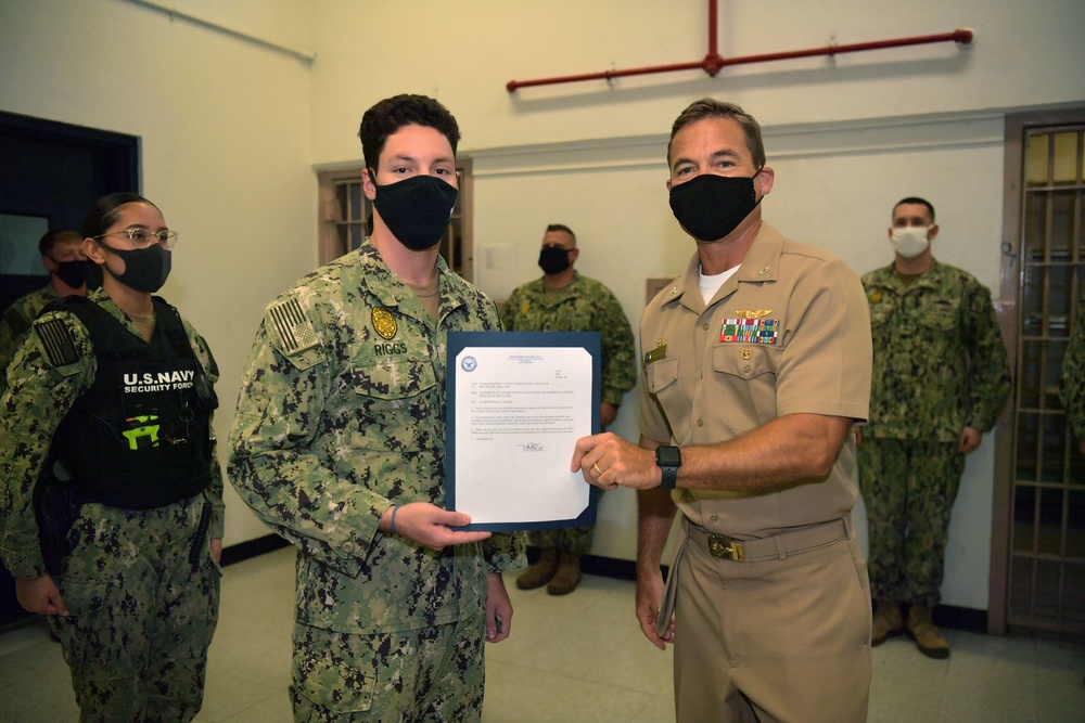 Frocking Ceremonies on Diego Garcia Dec. 18, 2020