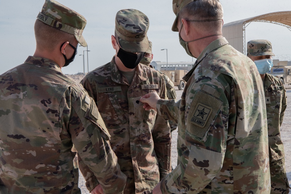 Chief of Staff of the Army and Sgt. Maj. of the Army visit Al Udeid Air Base