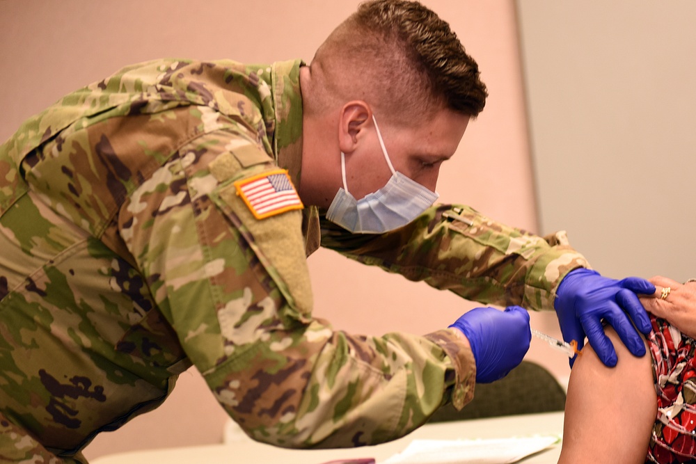 Michigan’s Task Force Spartan, Administers the COVID-19 Vaccine