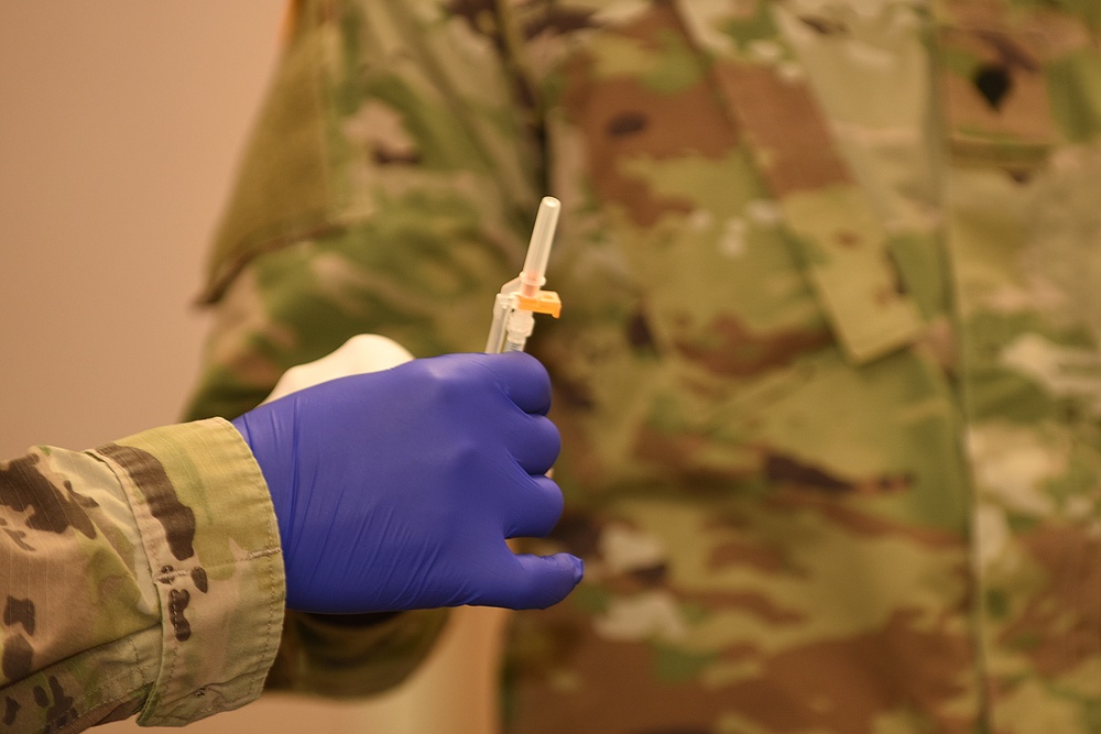 Michigan’s Task Force Spartan, Administers the COVID-19 Vaccine