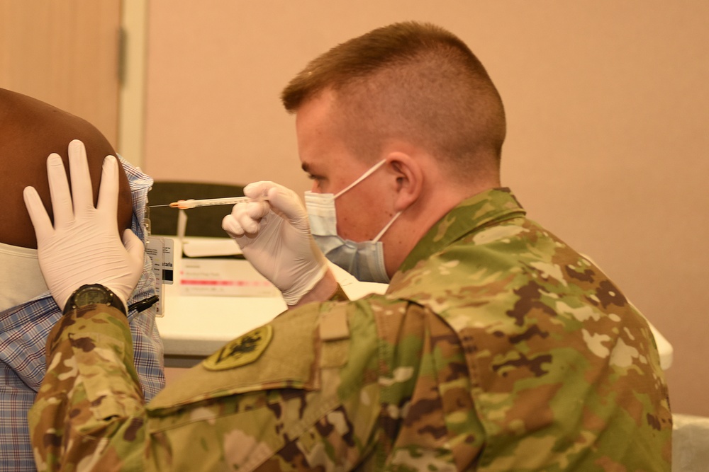 Michigan’s Task Force Spartan, Administers the COVID-19 Vaccine