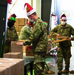 Michigan National Guard at food banks and soup kitchens, gathering food for the community