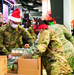 Michigan National Guard at food banks and soup kitchens, gathering food for the community