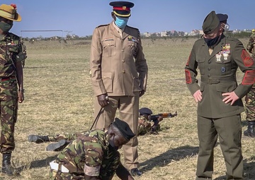 NCO development tops Sgt. Maj. Thresher’s Kenya, Djibouti trip goals