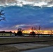 Sunset at Fort McCoy's cantonment area