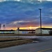 Sunset at Fort McCoy's cantonment area