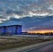 Sunset at Fort McCoy's cantonment area