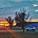 Sunset at Fort McCoy's cantonment area