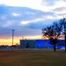 Sunset at Fort McCoy's cantonment area