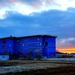 Sunset at Fort McCoy's cantonment area