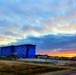 Sunset at Fort McCoy's cantonment area