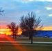 Sunset at Fort McCoy's cantonment area