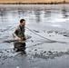 Cold-Weather Operations Course students fight chill factor for cold-water immersion training at Fort McCoy