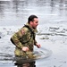 Cold-Weather Operations Course students fight chill factor for cold-water immersion training at Fort McCoy