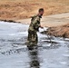 Cold-Weather Operations Course students fight chill factor for cold-water immersion training at Fort McCoy