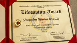 Four Firefighters get Lifesaving Award