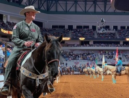 301st gallops in Grand Entry