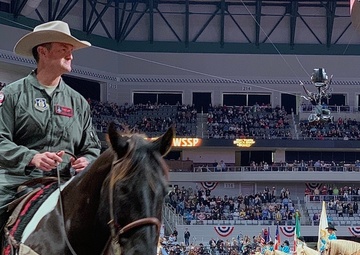 301st gallops in Grand Entry