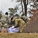 Cold-Weather Operations Course students practice building Arctic tent