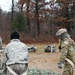 Cold-Weather Operations Course students practice building Arctic tent