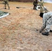 Cold-Weather Operations Course students practice building Arctic tent