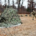 Cold-Weather Operations Course students practice building Arctic tent