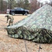 Cold-Weather Operations Course students practice building Arctic tent