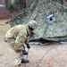 Cold-Weather Operations Course students practice building Arctic tent