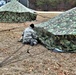 Cold-Weather Operations Course students practice building Arctic tent