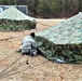 Cold-Weather Operations Course students practice building Arctic tent