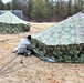 Cold-Weather Operations Course students practice building Arctic tent