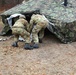 Cold-Weather Operations Course students practice building Arctic tent