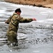 Soldiers participate in cold-water immersion event during CWOC training at Fort McCoy