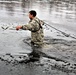 Soldiers participate in cold-water immersion event during CWOC training at Fort McCoy