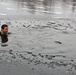 Soldiers participate in cold-water immersion event during CWOC training at Fort McCoy