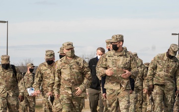 Gen. Daly tours 69th ADA’s Lightning Ranch