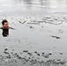 Soldiers participate in cold-water immersion event during CWOC training at Fort McCoy
