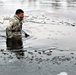 Soldiers participate in cold-water immersion event during CWOC training at Fort McCoy
