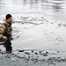 Soldiers participate in cold-water immersion event during CWOC training at Fort McCoy