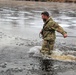 Soldiers participate in cold-water immersion event during CWOC training at Fort McCoy