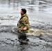 Soldiers participate in cold-water immersion event during CWOC training at Fort McCoy