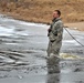 Soldiers participate in cold-water immersion event during CWOC training at Fort McCoy