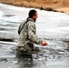 Soldiers participate in cold-water immersion event during CWOC training at Fort McCoy
