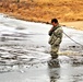 Soldiers participate in cold-water immersion event during CWOC training at Fort McCoy