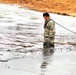 Soldiers participate in cold-water immersion event during CWOC training at Fort McCoy